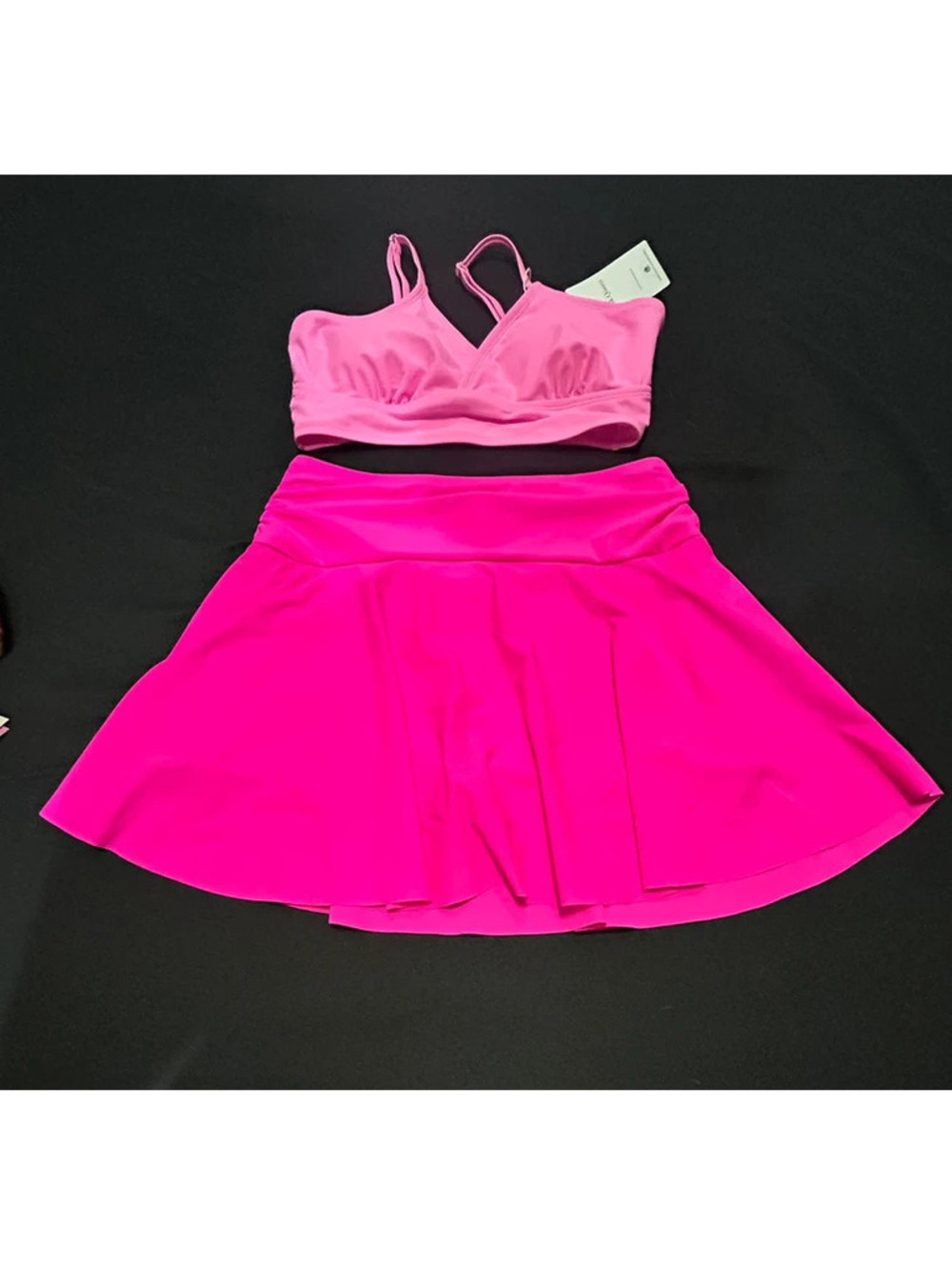 Pink Queen Women High Waisted Bikini Set Two Piece Swimsuit Swim Skirt